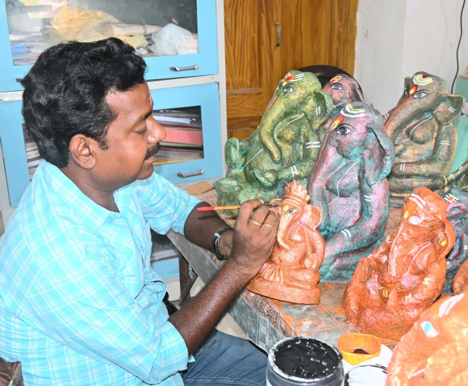 Ganesh Murti Making