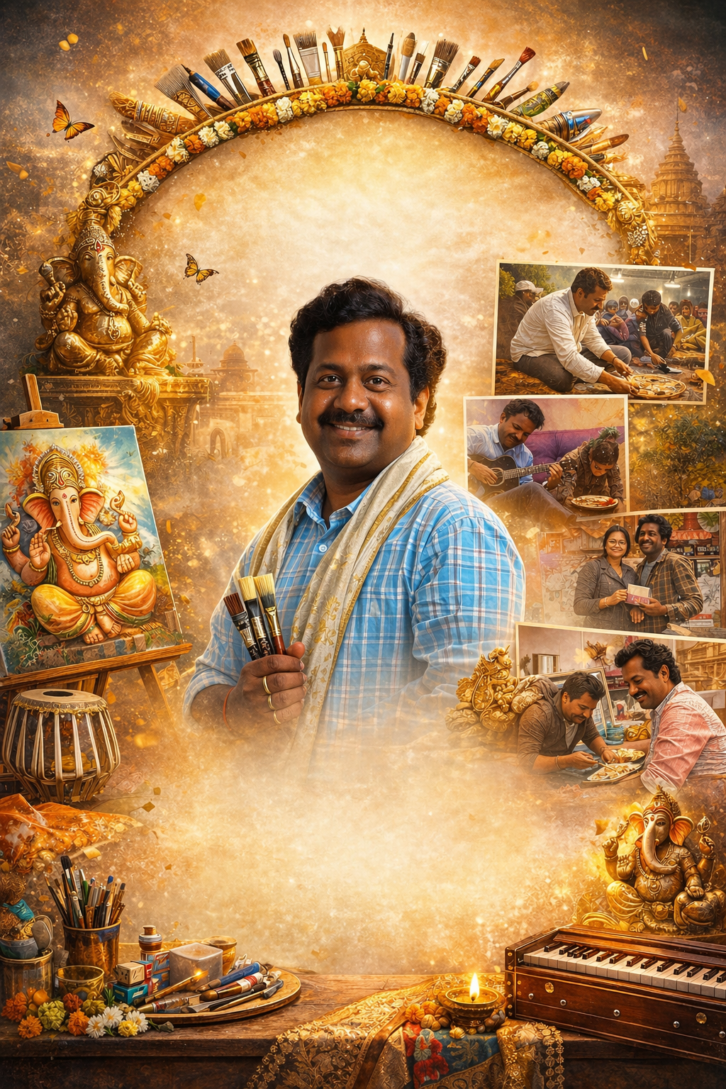 Golden Tribute to a Mentor & Artist